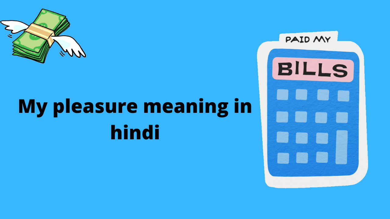 My Pleasure Meaning In Hindi | My Pleasure का मतलब क्या है?